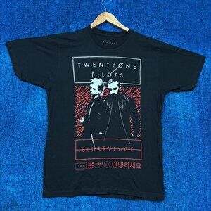 Twenty One Pilots Blurry Face Album Art Synth-Pop Duo Tee L